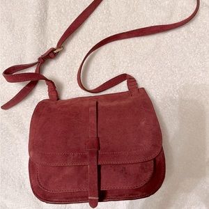 Suede Crossbody bag